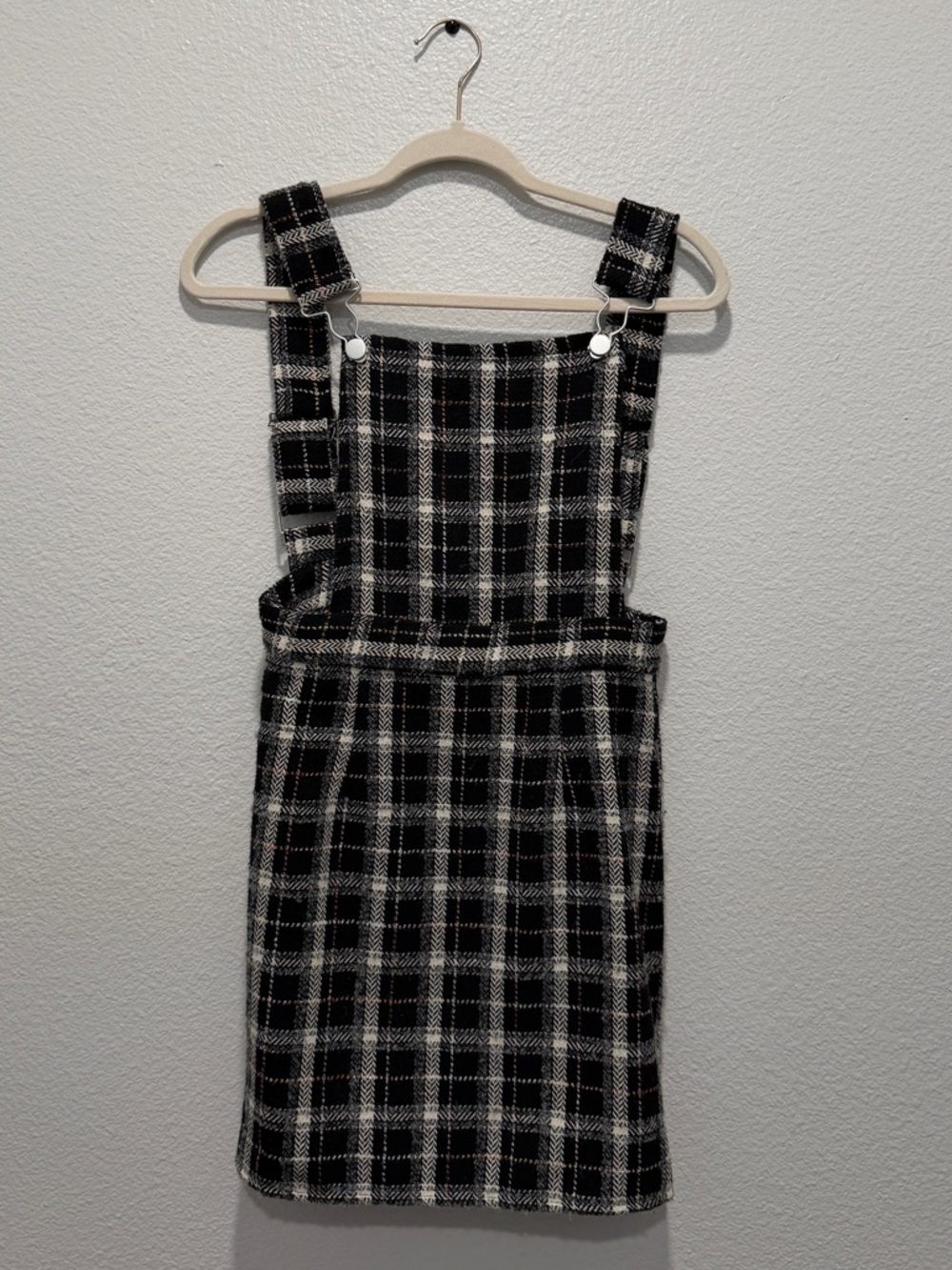 Black and White Plaid Dress